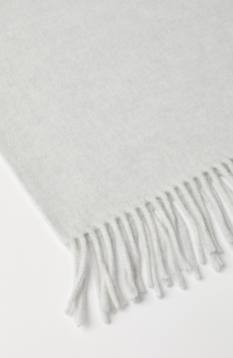 Brunello Cucinelli Cashmere scarf, Alternate, color, Light Grey
