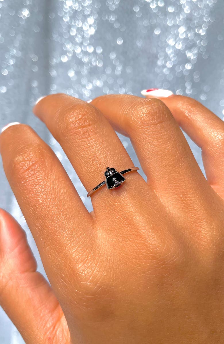 Girls Crew Star Wars<sup>™</sup> Darth Vader Ring, Alternate, color, Silver