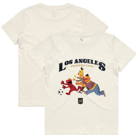 Youth Peace Collective x Sesame Street Cream LAFC Photorealistic T-Shirt