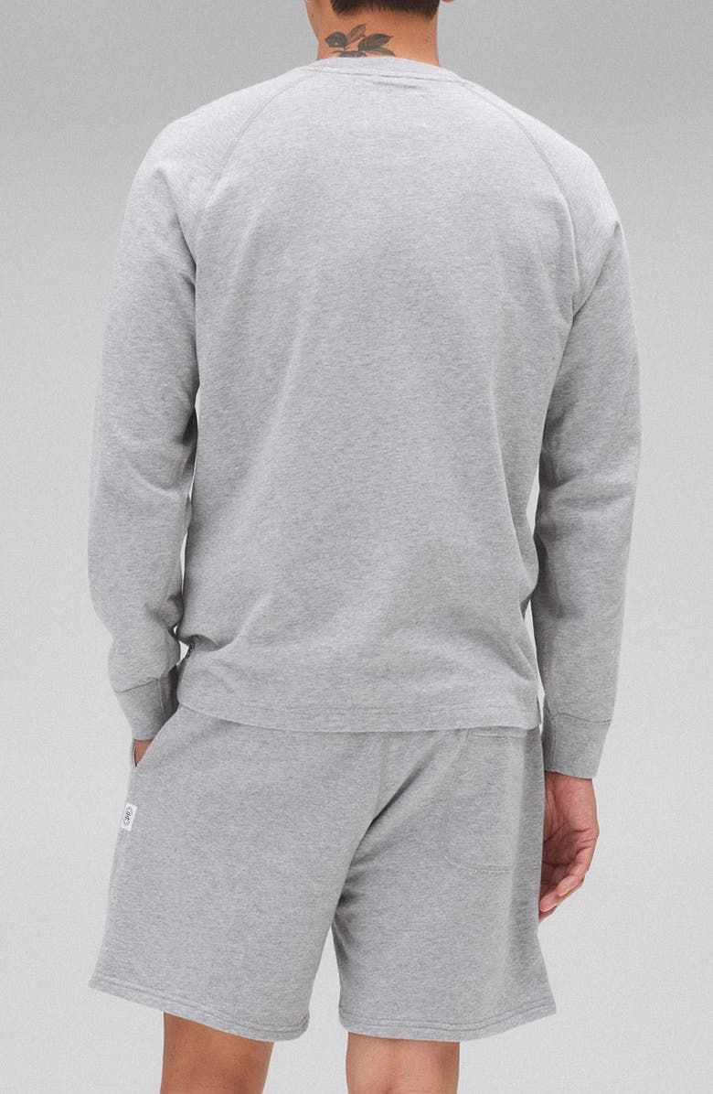 Reigning Champ Midweight Jersey T-Shirt, Alternate, color, Heather Grey