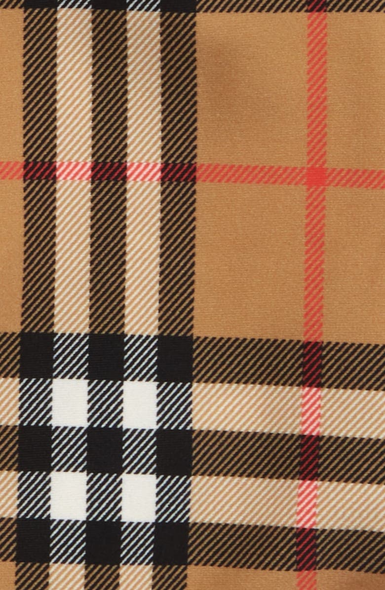 Burberry Siera Check One-Piece Swimsuit, Alternate, color, 