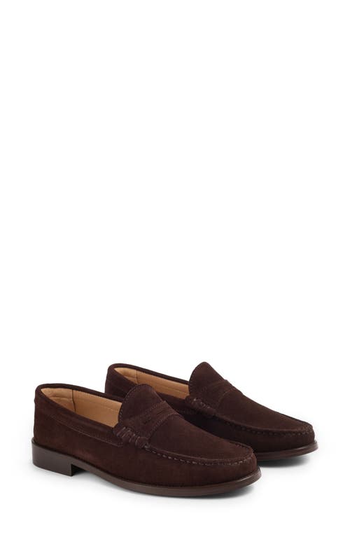 Lk Bennett Solo Penny Loafer In Brown