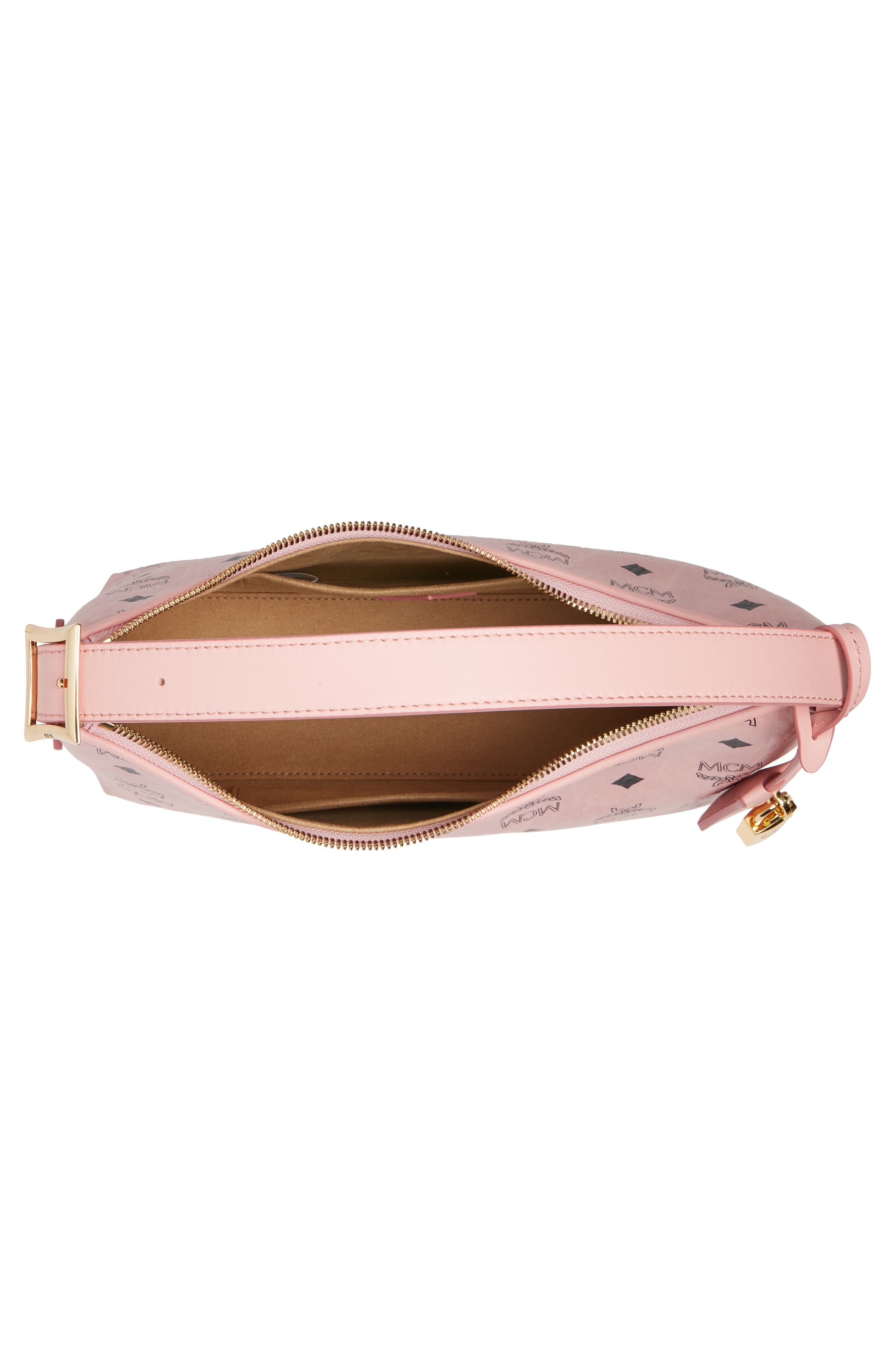 Aren Hobo in Visetos, Alternate, color, SOFT PINK