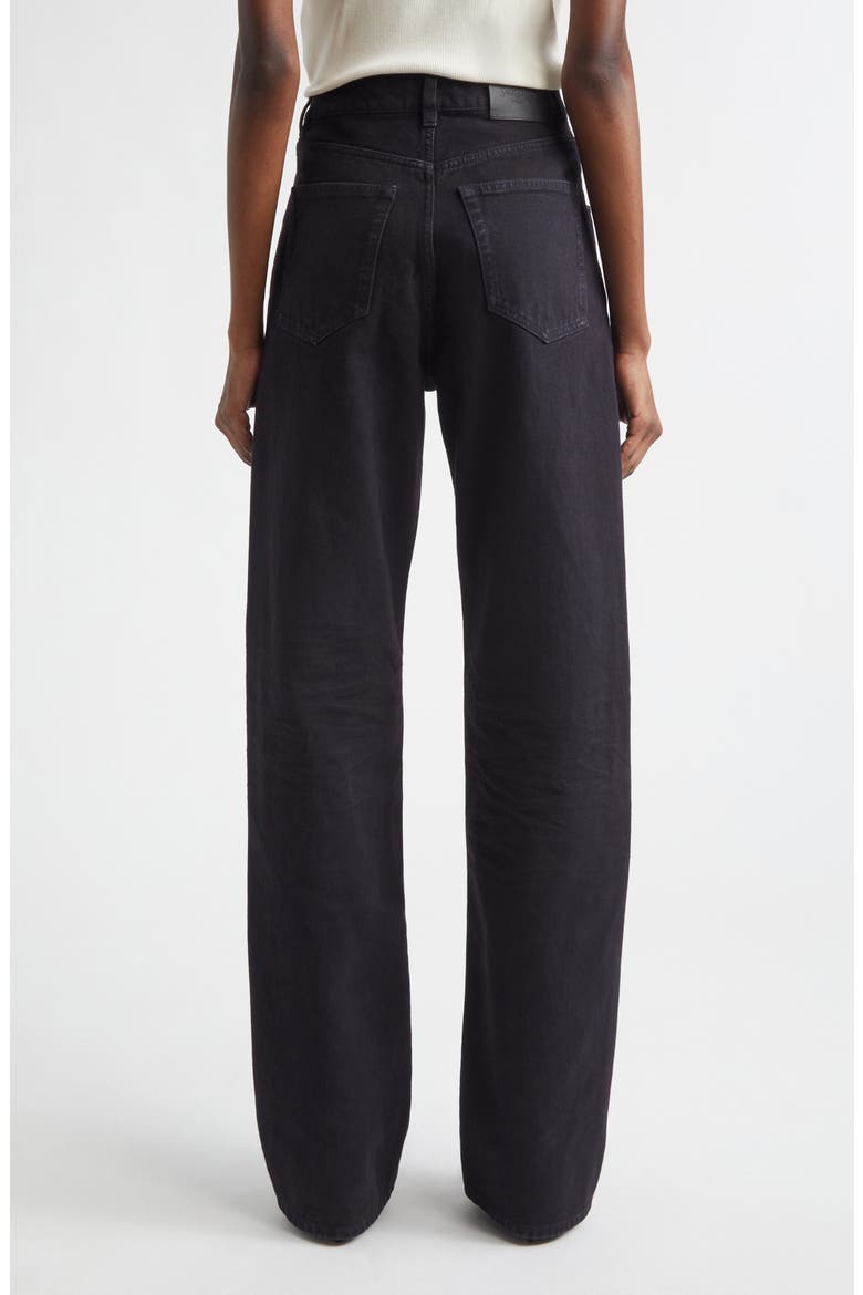 V-Waist Wide Leg Jeans, Alternate, color, MIDNIGHT BLACK