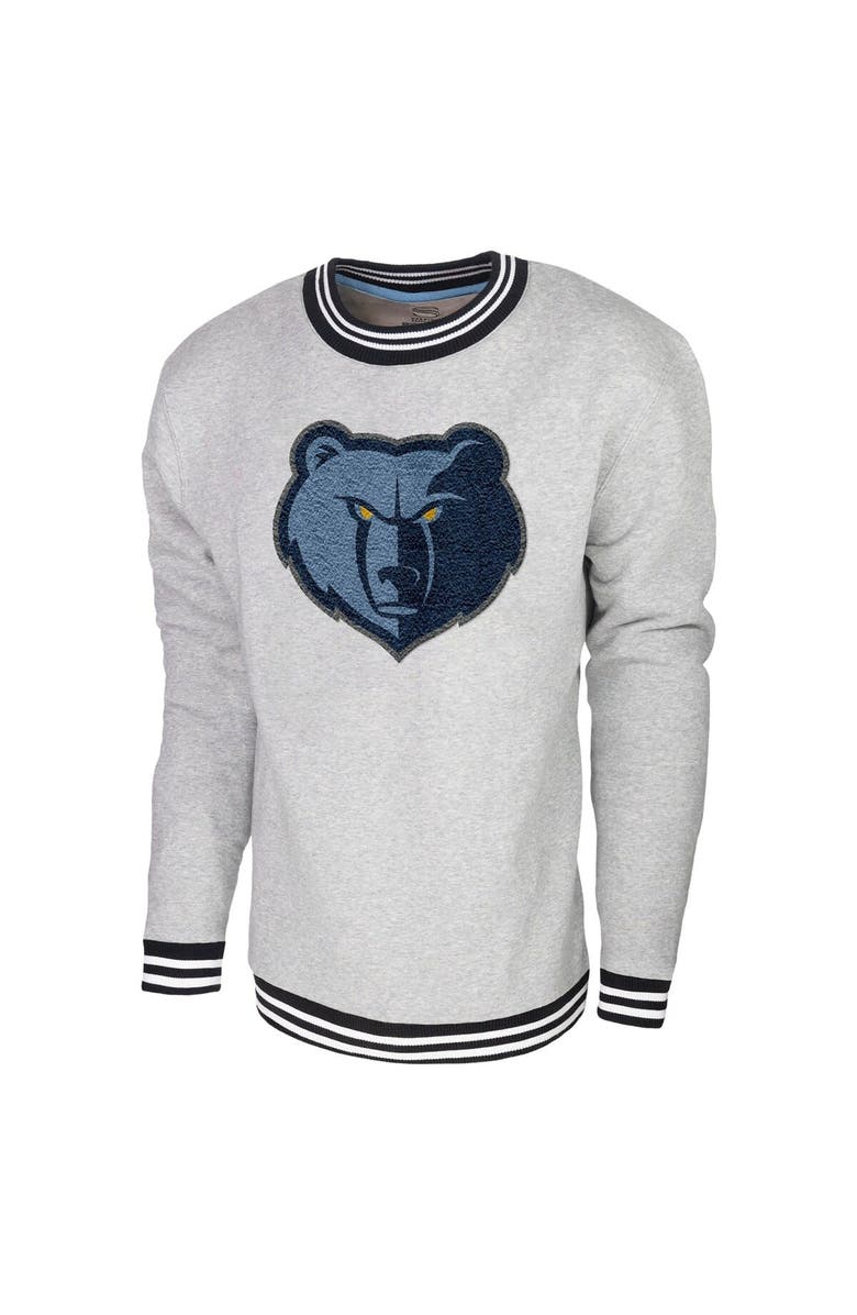 Stadium Essentials Men's Stadium Essentials Heather Gray Memphis Grizzlies Club Level Pullover Sweatshirt, Alternate, color, Heather Gray