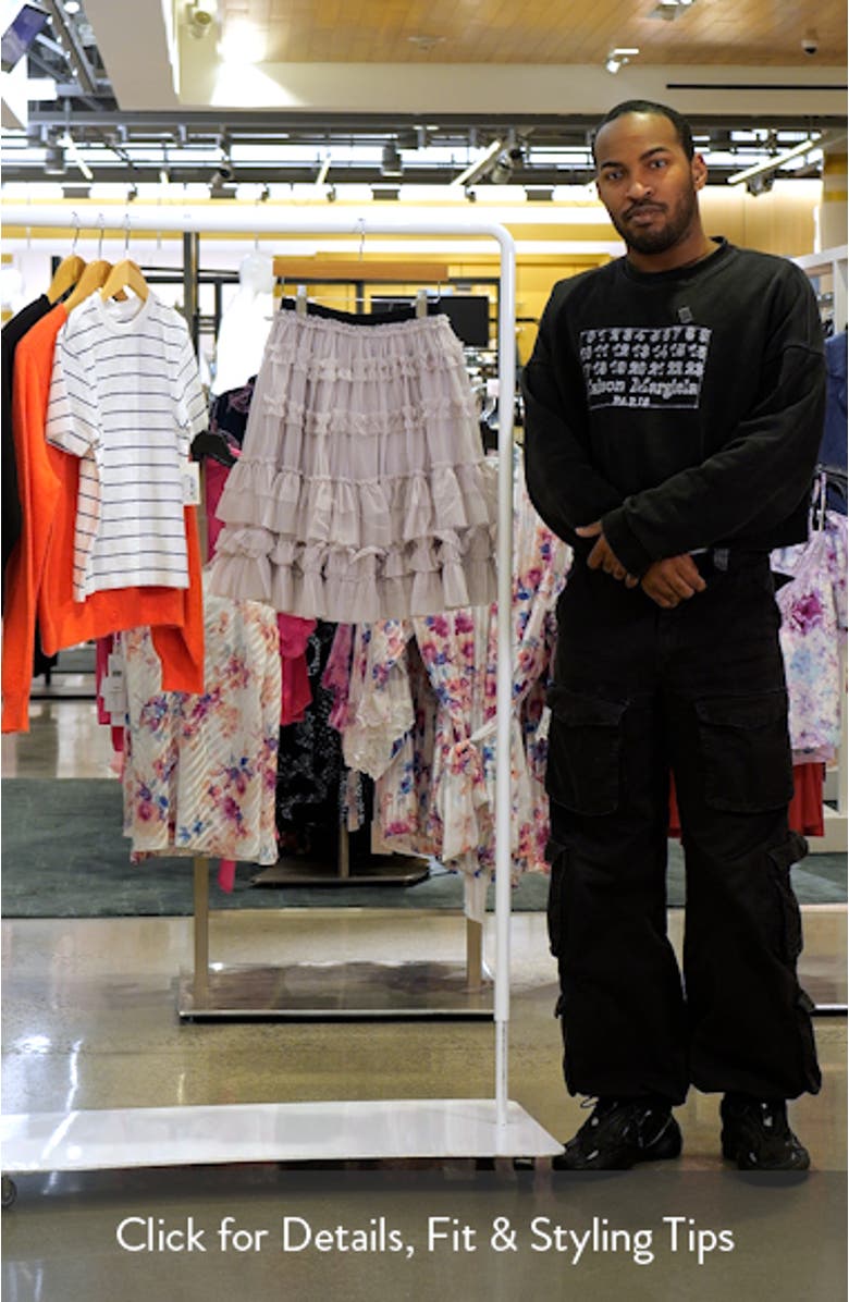 Kids' Asymmetric Ruffle Tulle Skirt, sales video thumbnail