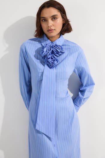 Karen Millen Woven Shirt Midi Dress | Nordstrom