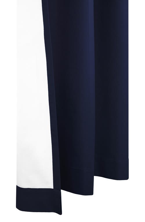 Outdoor Decor By Commonwealth Set Of 2 Cotton Curtain Panels In Blue
