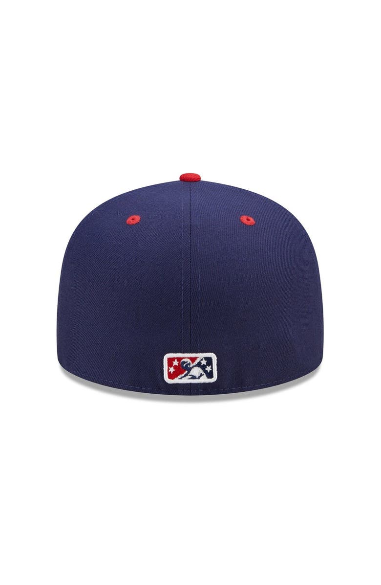 New Era Men's New Era Navy/Yellow Cedar Rapids Kernels Marvel x Minor League 59FIFTY Fitted Hat, Alternate, color, Navy