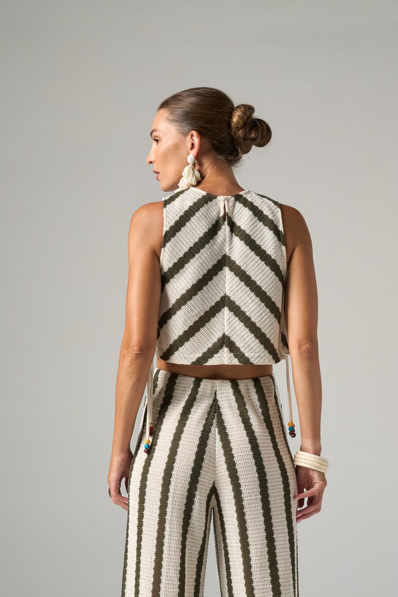 Bimini Top, Alternate, color, Green Stripe