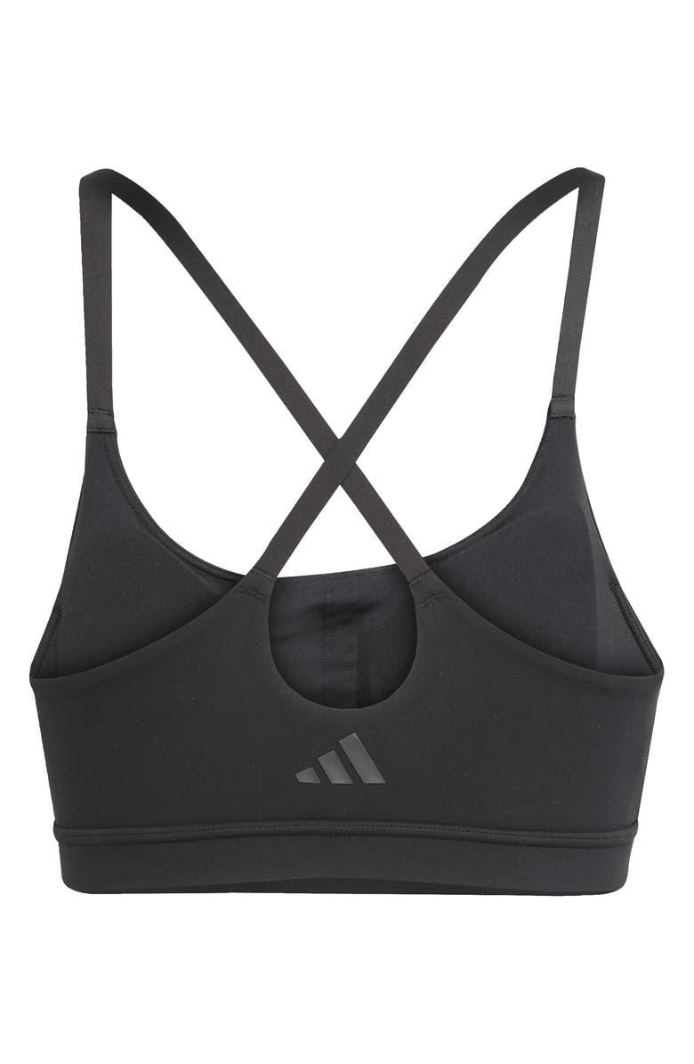 adidas All Me Sports Bra, Alternate, color, Black