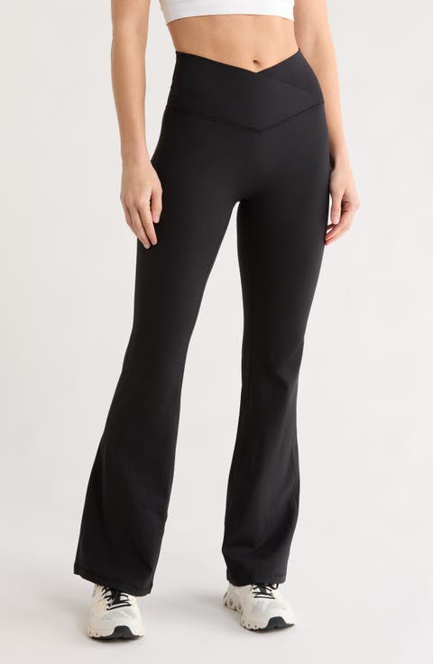 Sophia Crossover Flare Leggings