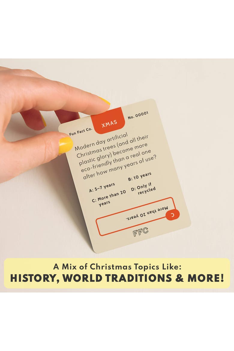 Christmas Trivia Card Game, Alternate, color, Multicolor