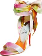 Christian Louboutin Miss Z Du Desert Ankle Wrap Sandal