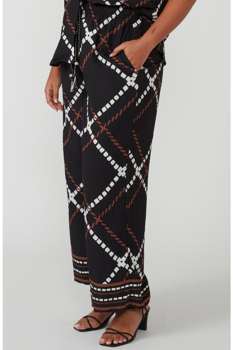 Marine Print Drawstring Pants, Alternate, color, PRINT
