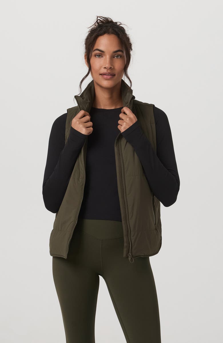 Vuori Canyon Insulated Vest, Alternate, color, Olive