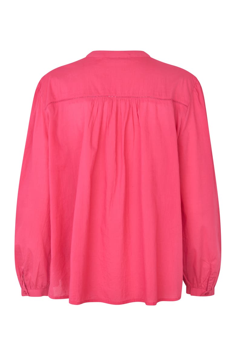 MaIlvianne Pintuck Detail Blouse, Alternate, color, Carmine
