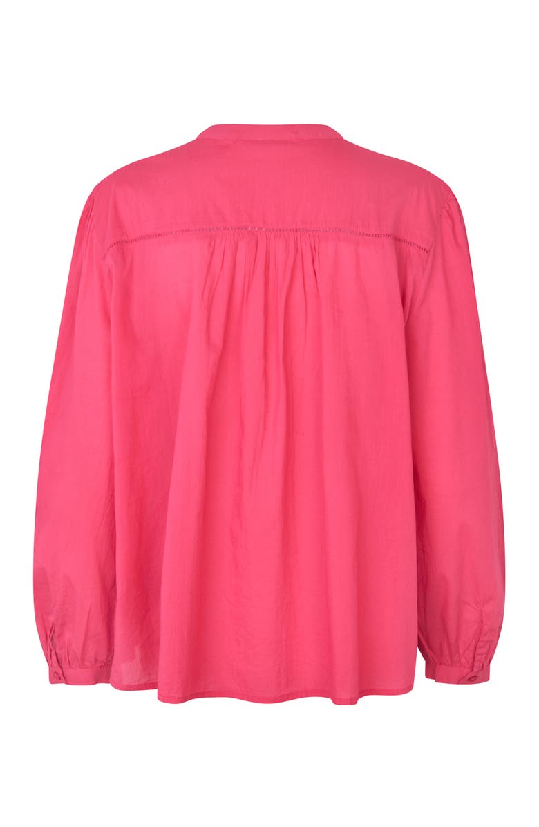 Masai Copenhagen MaIlvianne Pintuck Detail Blouse, Alternate, color, Carmine