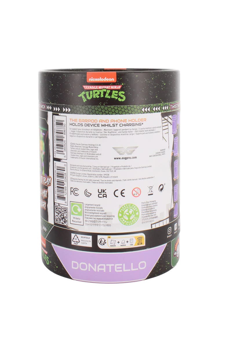 Exquisite Gaming Holdems Tmnt Donatello Earbud
Phone Holder, Alternate, color, Multicolored