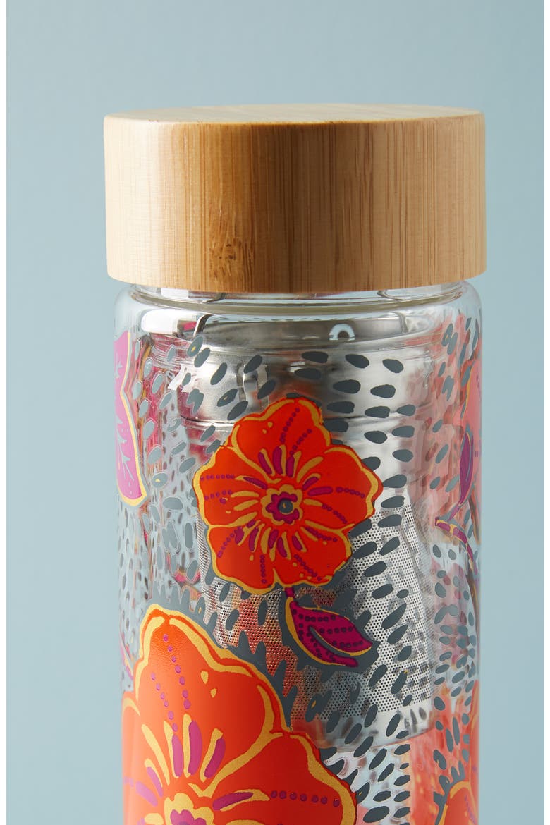Anthropologie Floral Tea Infuser, Alternate, color, CLEAR COMBO