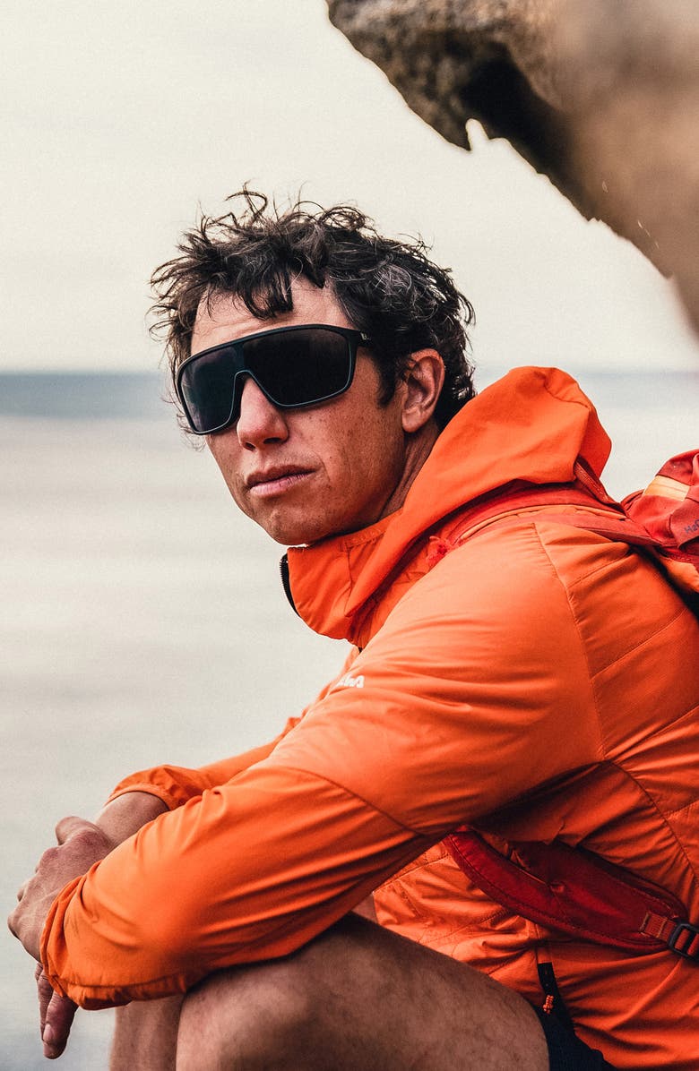 Smith Boomtown 135mm ChromaPop<sup
™</sup
Polarized Shield Sunglasses, Alternate, color,