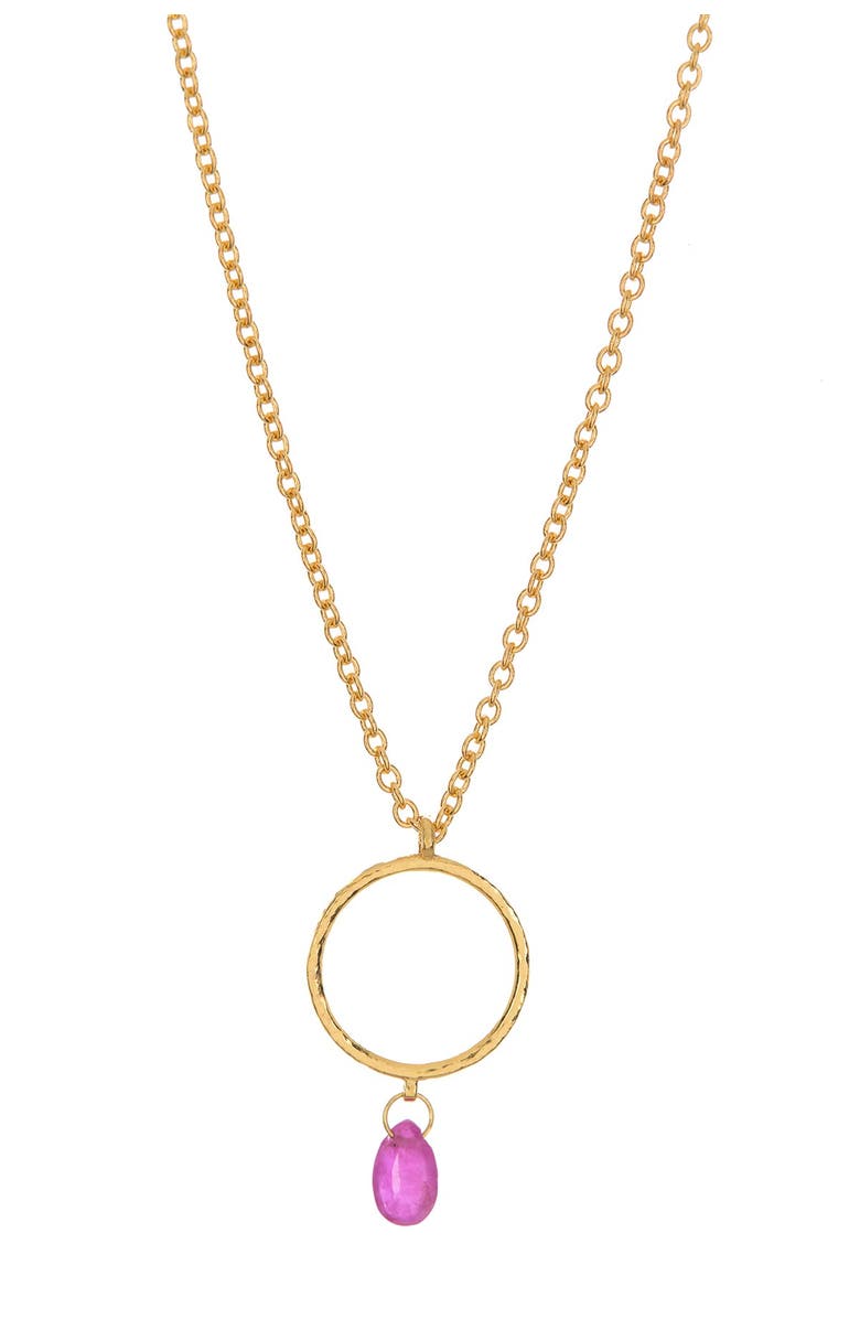 Gurhan 22K Gold Geometric Pendant Necklace, Main, color, 