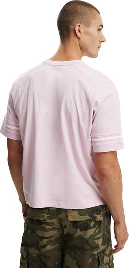 Cropped Fit Panel T-Shirt