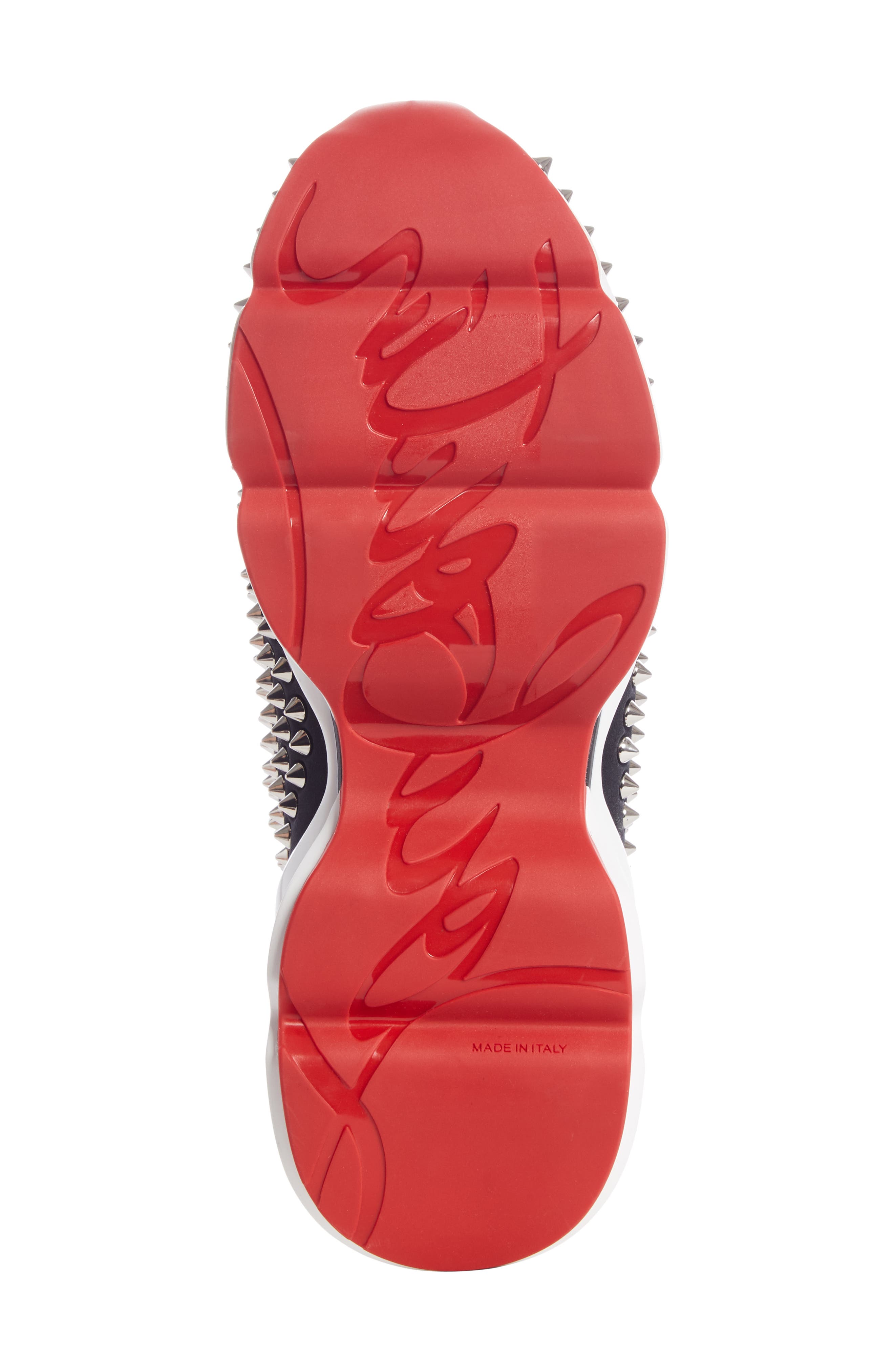 Christian Louboutin Spike Sock Donna Sneaker, Alternate, color, 