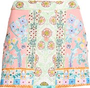 Camilla Beaded Silk Micro Miniskirt