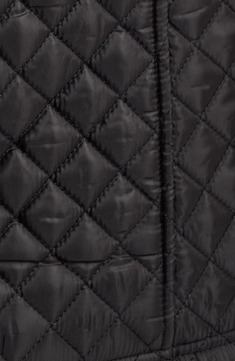 Michael Kors Belted Diamond Quilted Jacket with Stowaway Hood, Alternate, color, 