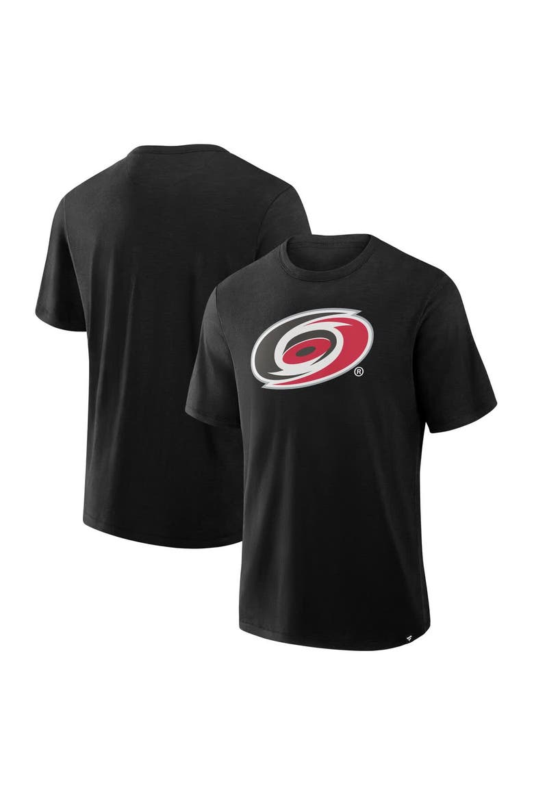 Men's Fanatics Black Carolina Hurricanes Stadium Slub T-Shirt, Main, color, Black