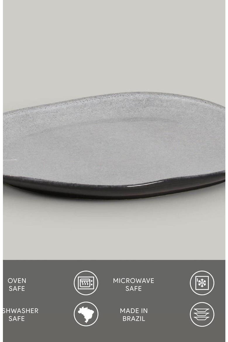 Oval Dinner Plate Set of 6, Alternate, color, Dust