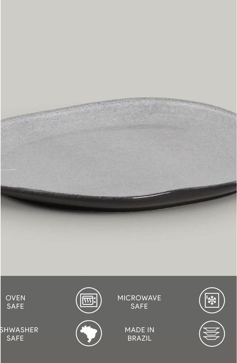 Porto Brasil Oval Dinner Plate Set of 6, Alternate, color, Dust