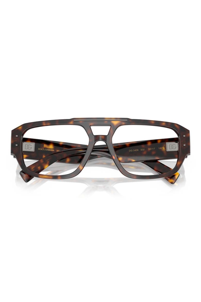 56mm Pilot Optical Glasses, Alternate, color, HAVANA
