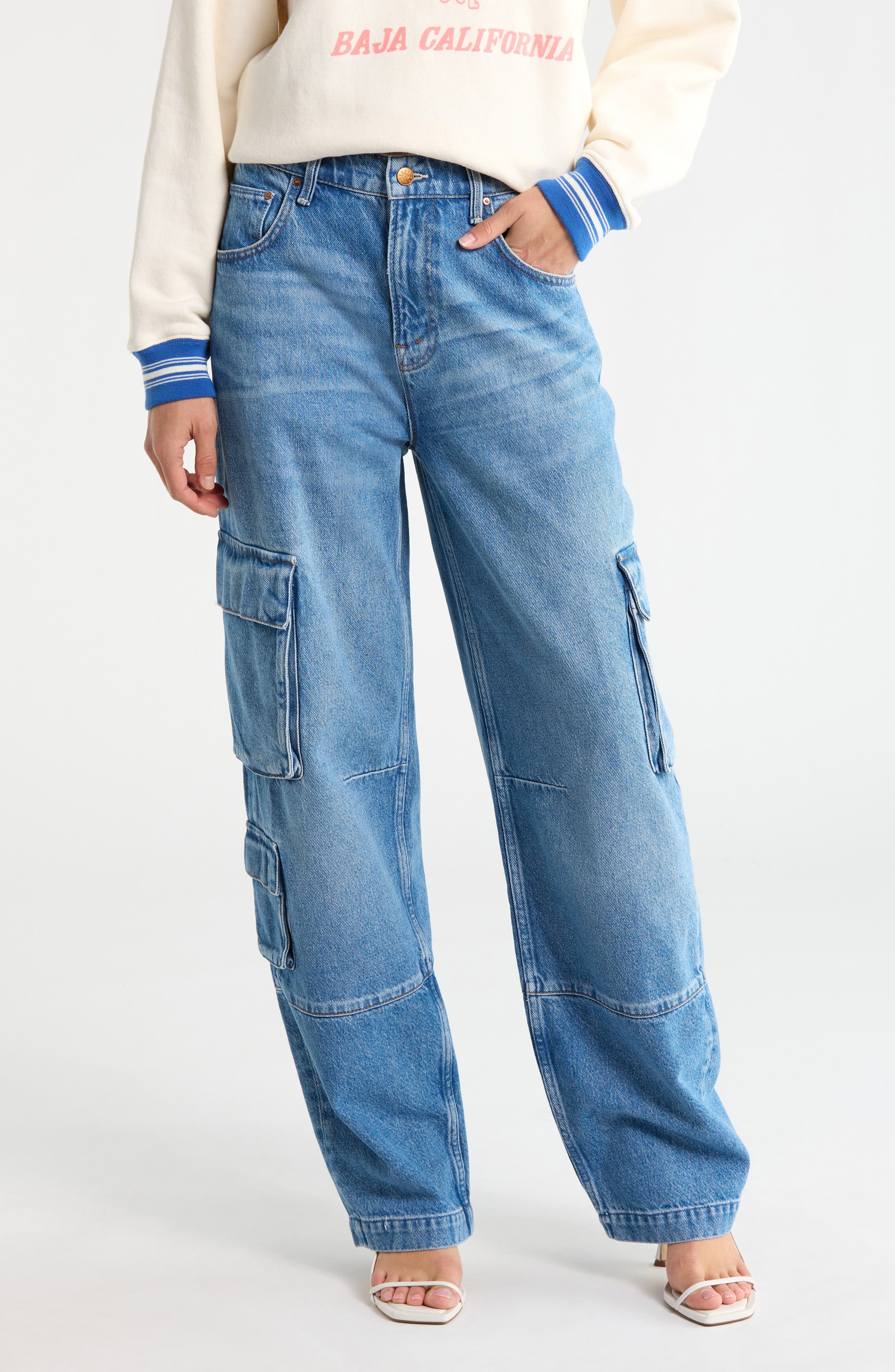MOTHER The Side Dish Cargo Jeans