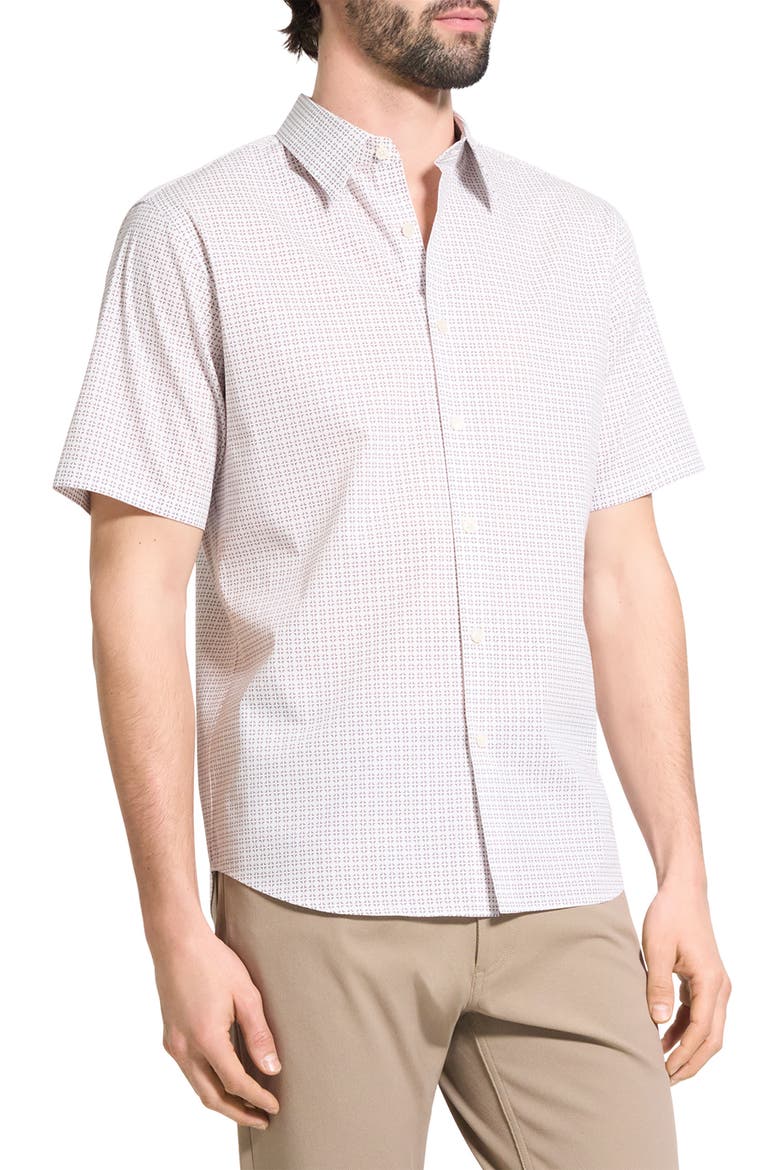 Irving Short Sleeve Button-Up Shirt, Alternate, color, PORT MULTI