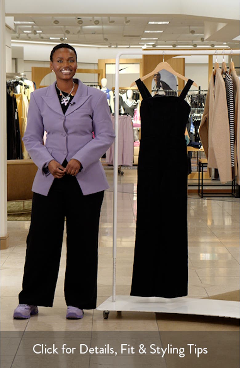 Suns Out Denim Bootcut Jumpsuit, sales video thumbnail