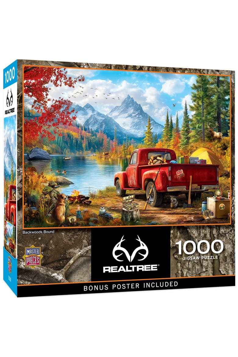 Backwoods Bound 1000 Piece Jigsaw Puzzle, Main, color, Multicolor