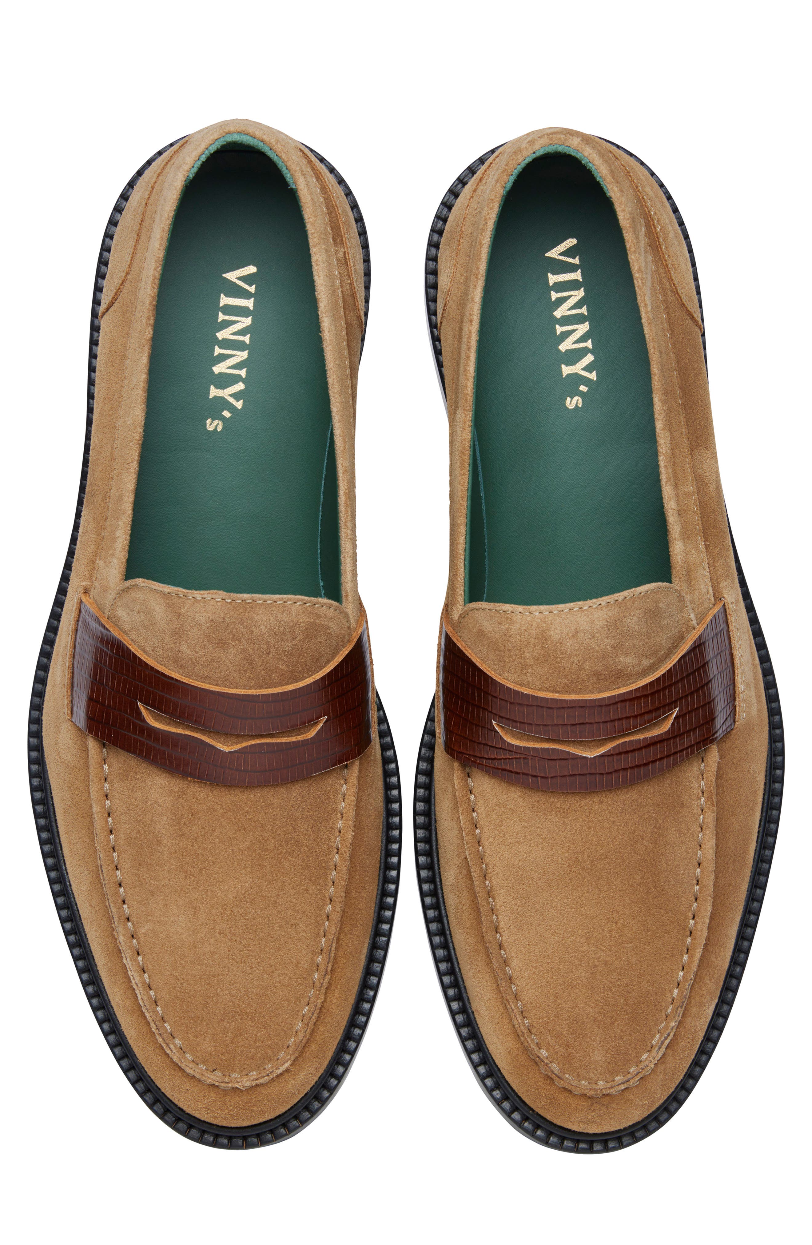 VINNY’s TOWNEE TWO-TONE PENNY LOAFER Vinnys Women's Townee Two-Tone Penny Loafer | $350.00 | Saint Bernard