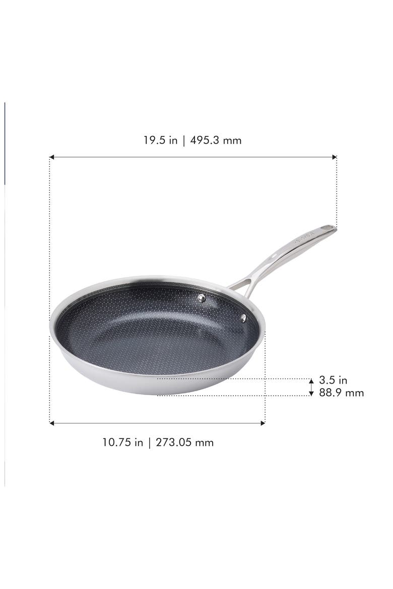 Paradigm 10-Inch Nonstick Skillet, Alternate, color, STAINLESS STEEL