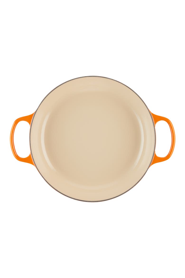 Signature 3.5-Quart Enameled Cast Iron Braiser, Alternate, color, FLAME