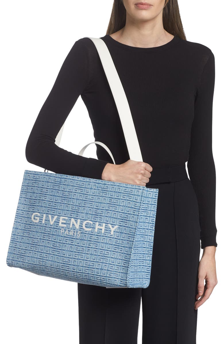 Givenchy Medium G-Tote Denim Tote, Alternate, color,