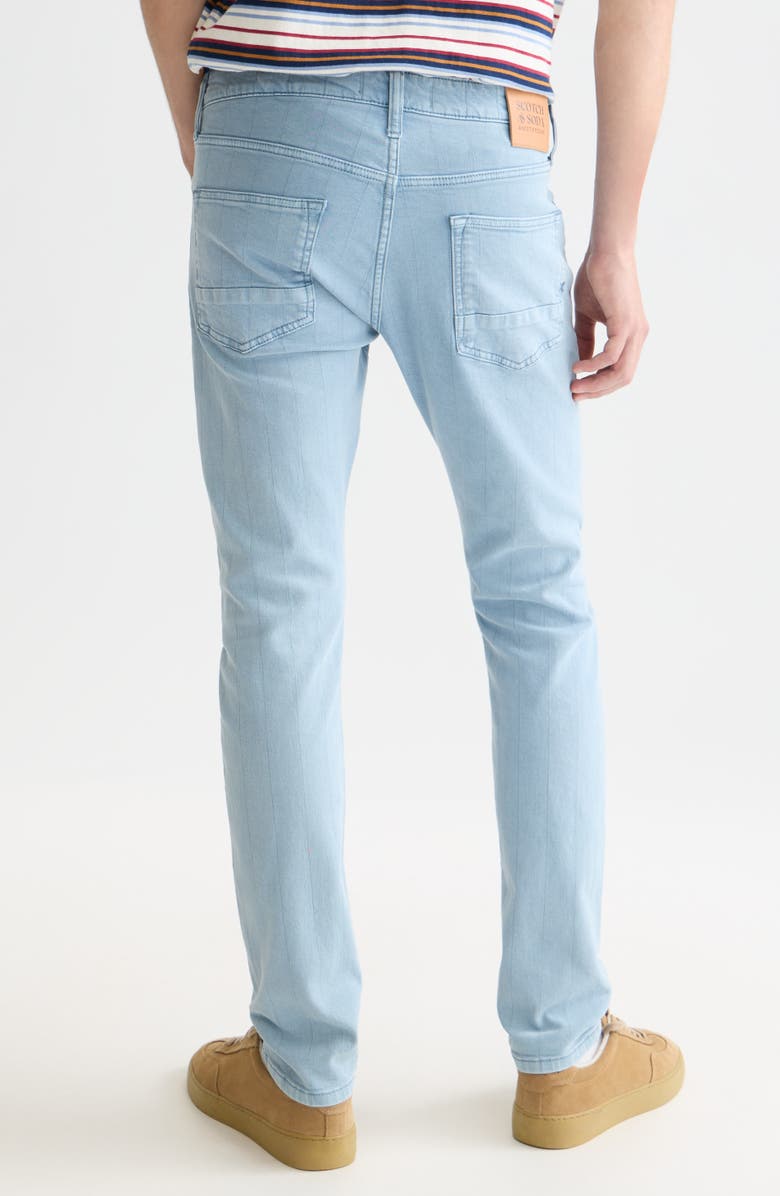 Scotch & Soda Ralston Regular Fit Slim Pinstripe Jeans, Alternate, color, Faded Denim