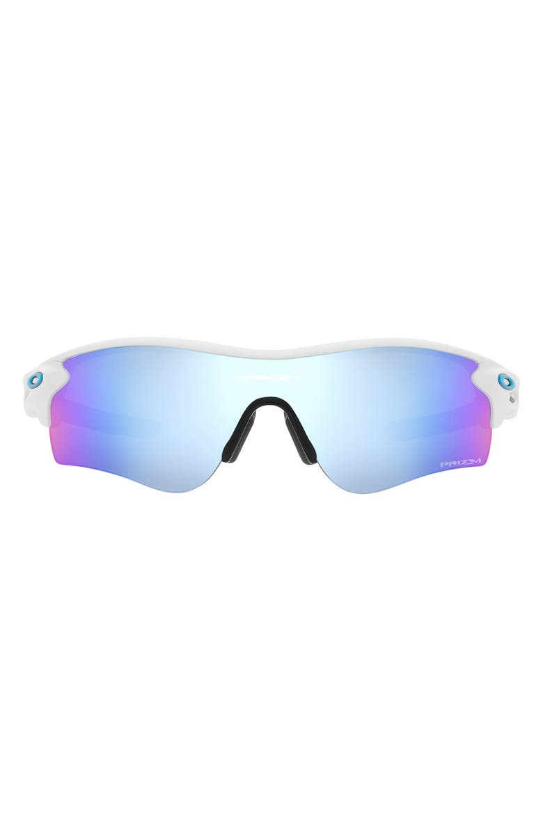 Oakley 38mm RadarLock<sup>®</sup> Path<sup>®</sup> Wrap Sunglasses, Main, color, White