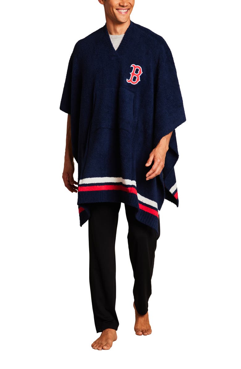 Barefoot Dreams<sup>®</sup> CozyChic<sup>®</sup> Boston Red Sox Everything Poncho, Main, color, Red Sox Multi
