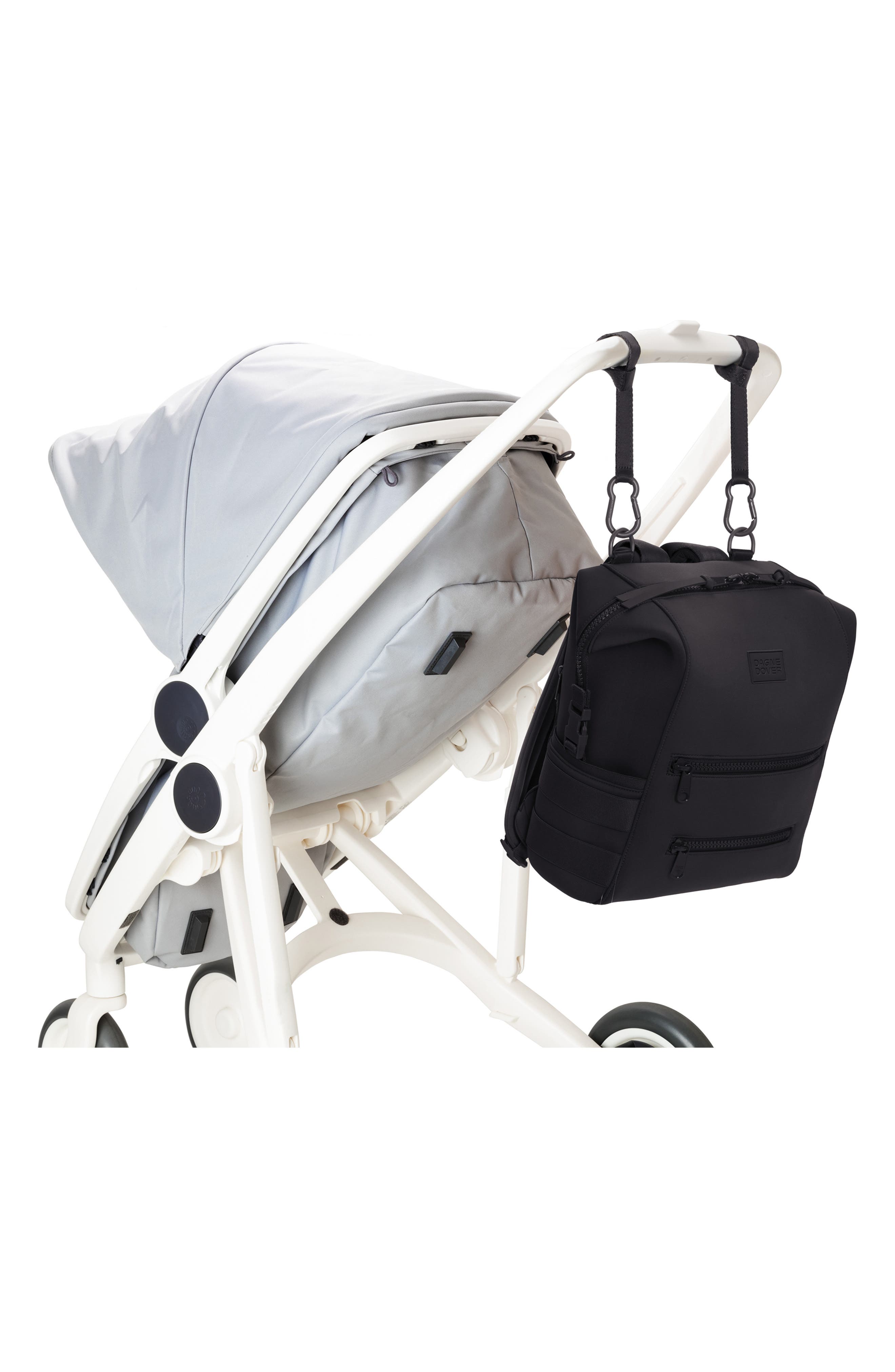 Dagne Dover Indi Medium Neoprene Diaper Backpack, Alternate, color, Onyx