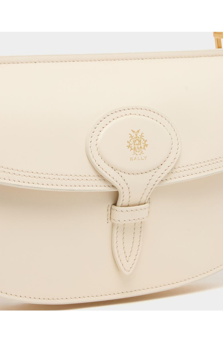 Bally Beckett Minibag in Leather, Alternate, color, White