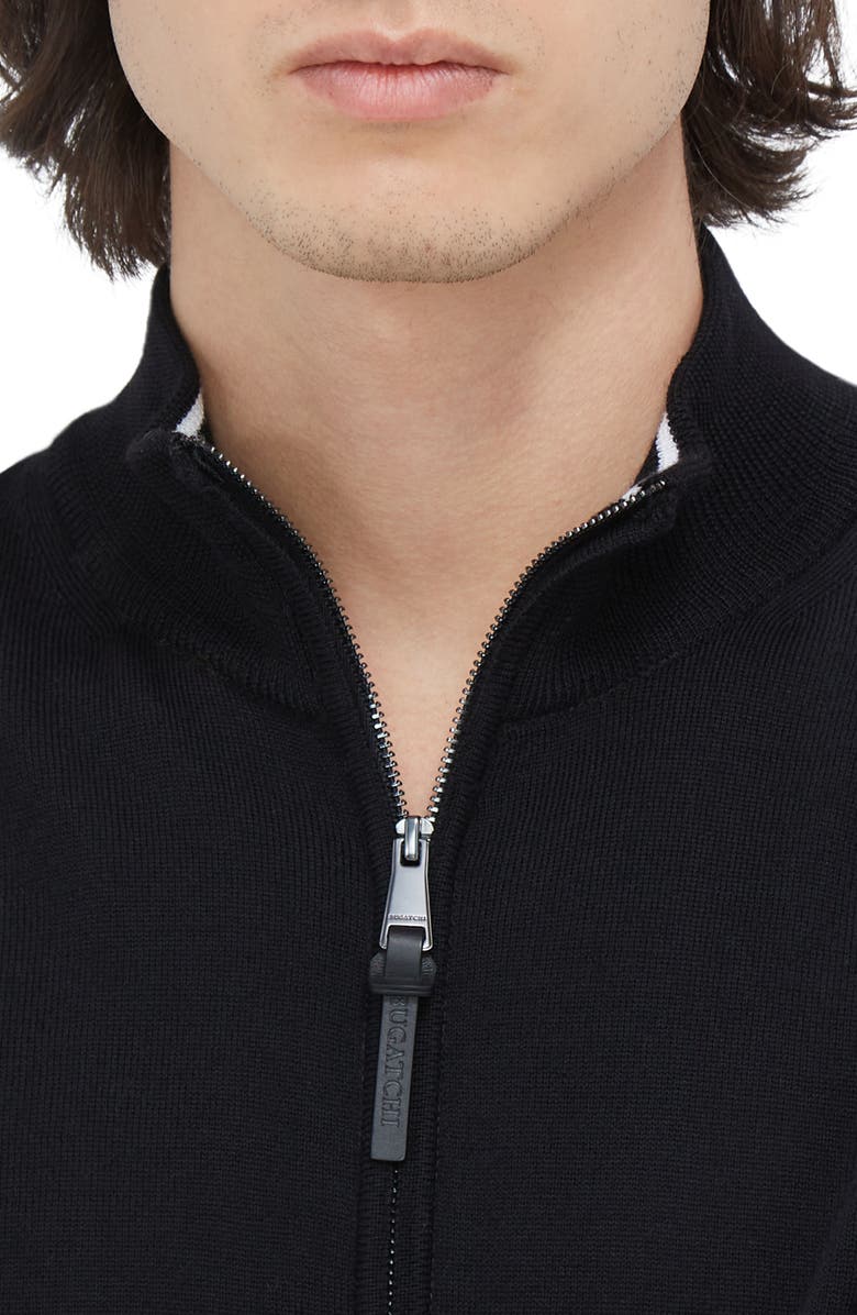 Bugatchi Merino Wool Full Zip Jacket, Alternate, color, 