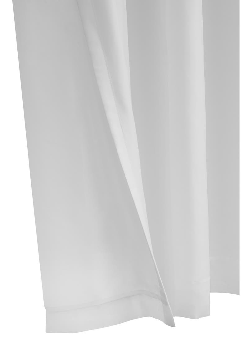 Single Curtain Panel, Alternate, color, WHITE