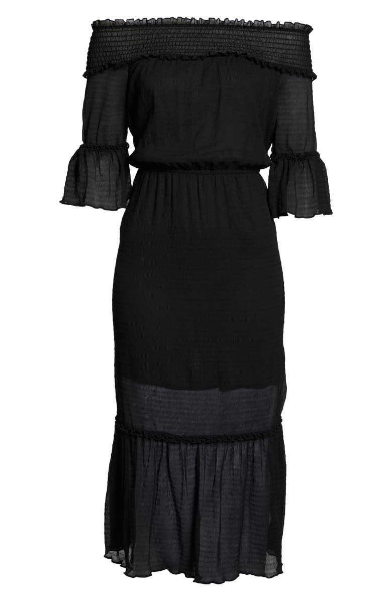 Chelsea28 Off the Shoulder Midi Dress, Alternate, color,